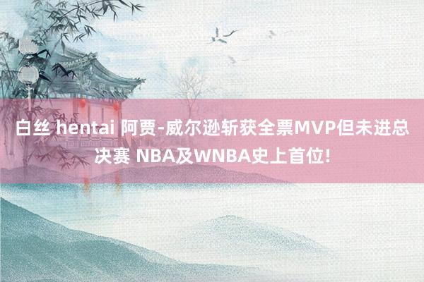 白丝 hentai 阿贾-威尔逊斩获全票MVP但未进总决赛 NBA及WNBA史上首位!