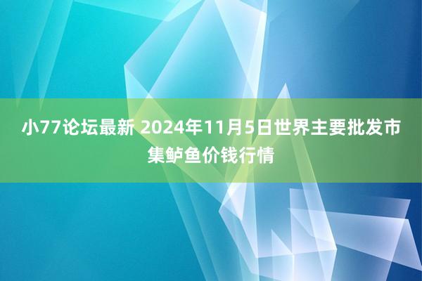 小77论坛最新 2024年11月5日世界主要批发市集鲈鱼价钱行情