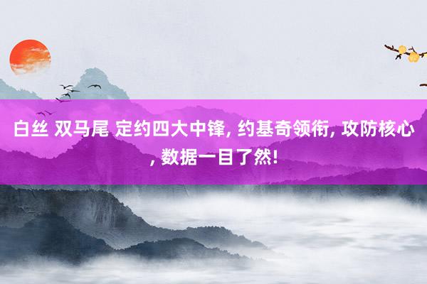 白丝 双马尾 定约四大中锋， 约基奇领衔， 攻防核心， 数据一目了然!