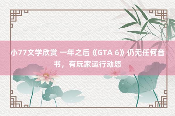 小77文学欣赏 一年之后《GTA 6》仍无任何音书，有玩家运行动怒